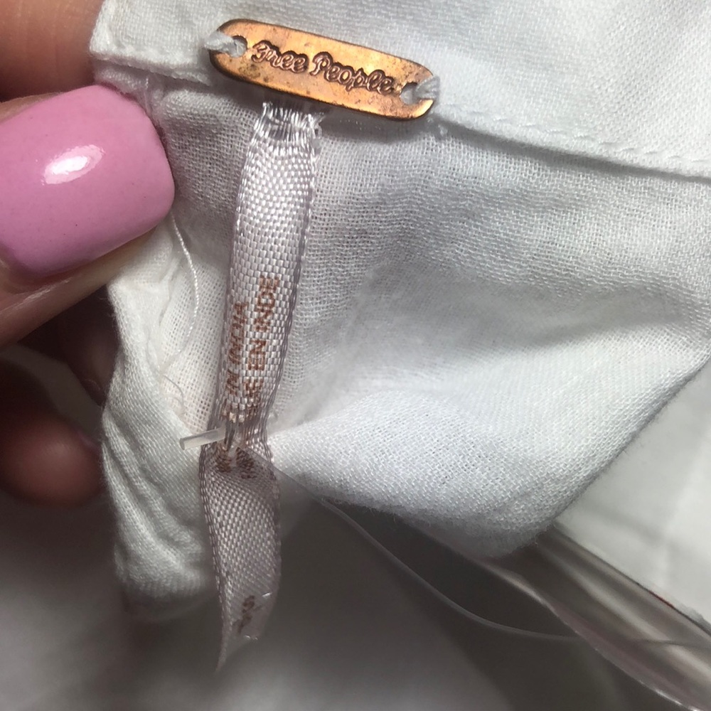 Free People peplum high neck top NWT - Picture 7 of 8
